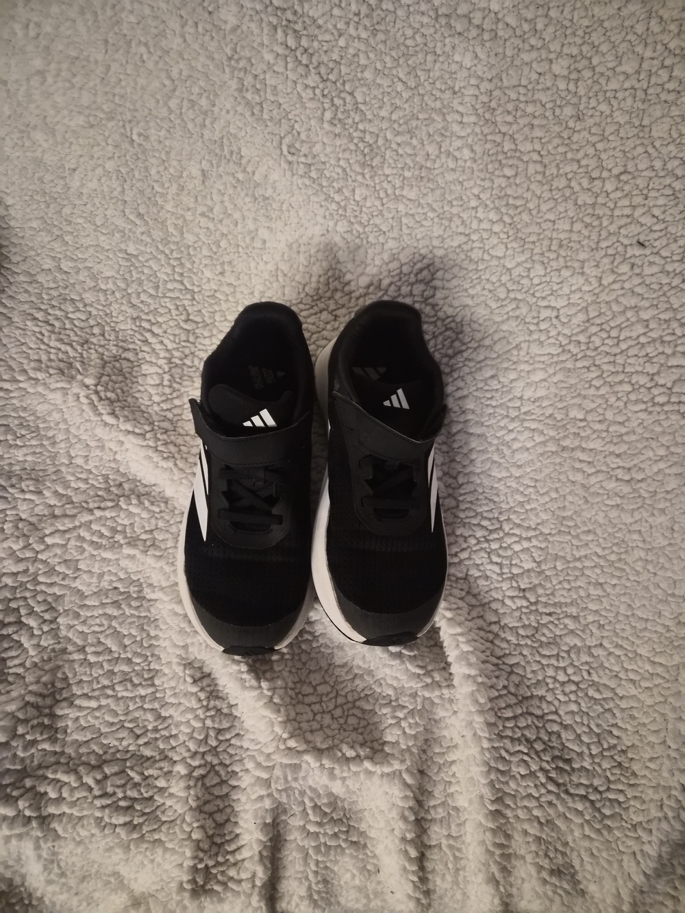Adidas Kids Black and White Athletic Sneakers